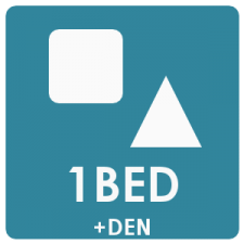 1 Bed + Den